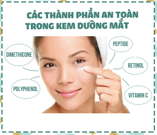 Kem dưỡng mắt là sản phẩm để chống sự lão hóa trên đôi mắt của bạn và giữ độ đàn hồi sau tuổi 30. Kem mắt trị nếp nhăn, xóa bọng mắt, quầng thâm và dưỡng ẩm. Giúp làn da quanh mắt mềm mại, tươi trẻ, rạng rỡ hơn.