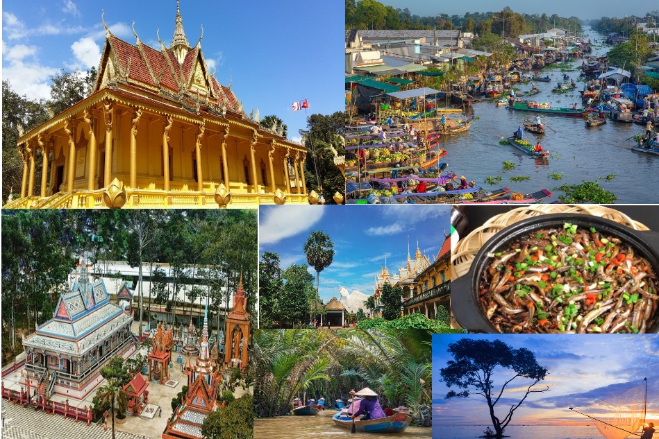 Du lịch Sóc Trăng là trải nghiệm tuyệt vời nơi miền Tây với cánh đồng ruộng mênh mông, dòng sông với các chiếc ghe chở đầy hàng hóa bao đời nay bà con vẫn kinh doanh, những ngôi chùa với nét đặc trưng riêng của người dân Khmer, hay các lễ hội độc đáo không phải nơi nào cũng có, tìm hiểu sự pha trộn, nét hài hòa giữa nền văn hóa dân tộc Kinh, Khmer và người Chăm,...