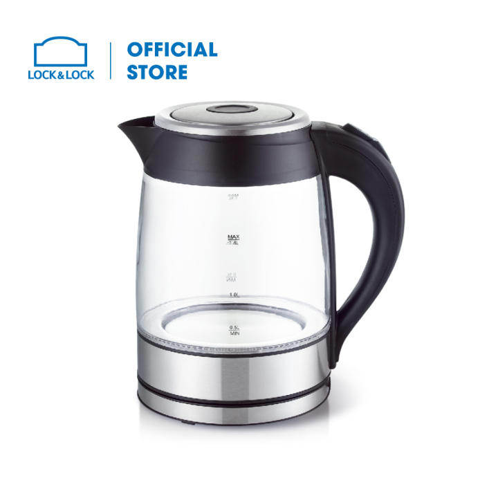 Ấm đun siêu tốc thủy tinh Lock&Lock EJK418BLK (1.8L)