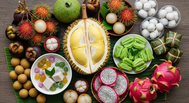 đặc sản trái cây và đồ ngọt Miền Tây