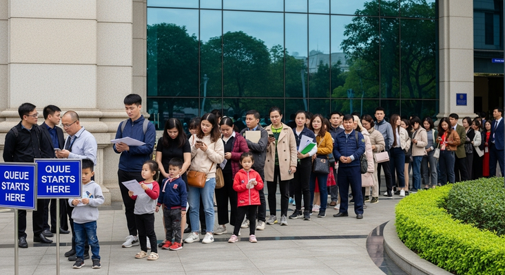 Nộp hồ sơ xin visa du lịch tại đại sứ quán