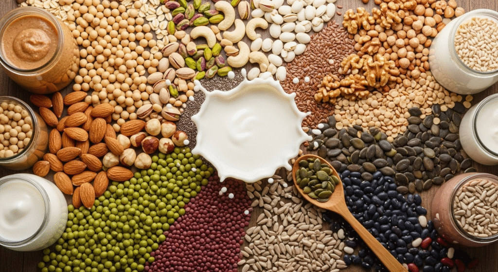 Thể hiện nguồn protein thay thế thịt.